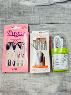 🆕 NWB Nail Tools & Press on Bundle Lot Makeup Skincare Healthcare Design Art